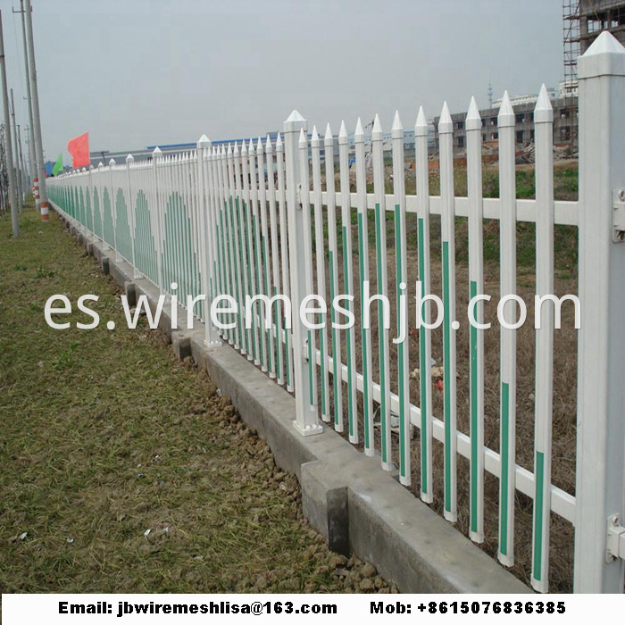 Plastic Garden Fence /PVC Steel Picket Fence